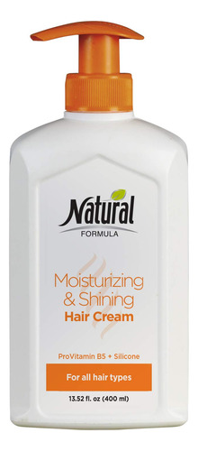 Natural Formula Crema Hidratante Y Peinado Silicio Para Tod.