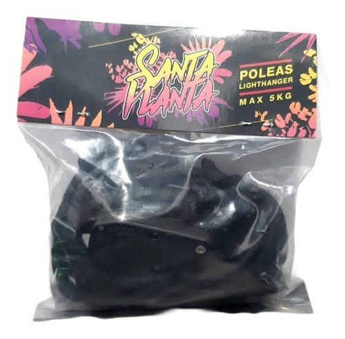 Imagen 2 de 5 de Poleas Cultivo Indoor Santa Planta Max 5kg Par Chica Cultivo