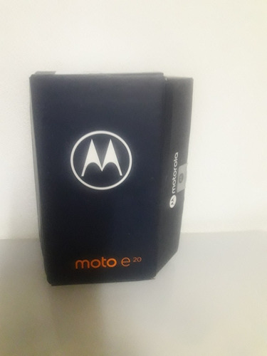 Caja Moto E20 Solo Caja Detalles