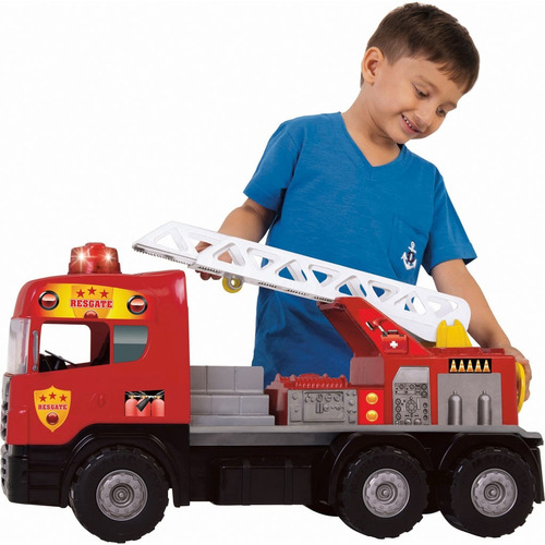 Caminhão Super Bombeiro Magic Toy Frete Gratis