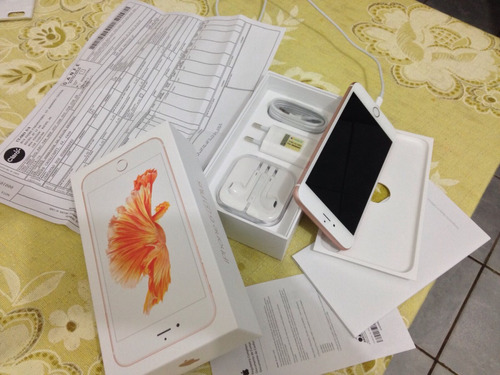 iPhone 6s Plus 64gb Gold Rose Nota Fiscal Anatel