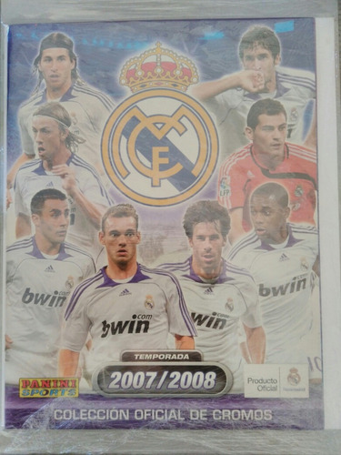 Album  Real  Madrid 2007/08 Panini Completo P/ Colar Espanha