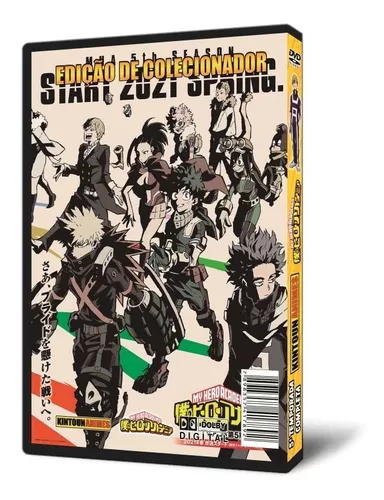 Dvd Boku No Hero Academia 3ª Temporada Completa E Dublada