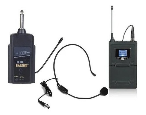 Micrófono De Vincha Inalambrico Uhf Ealsem Es-360