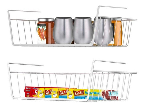 Imagen 1 de 5 de Organizador Alacena Alzada Colgante Estante Metal Reforzado