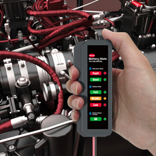 Detector De Baterías Automotrices Medidor De Baterías 12v