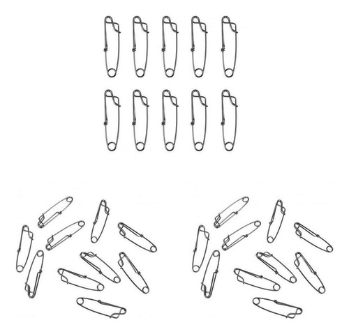 Clip De Palangre De Material Acero Inoxidable De 60 Piezas