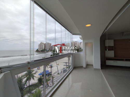 Imagem 10 de 29 de Apartamento Frontal Ao Mar Em Guarujá - Astúrias - Ref. 1784 - V1784