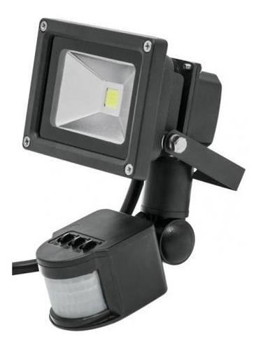 Reflector Led Con Sensor De Movimiento 10w Voltech 48228