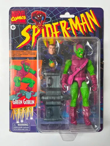 comprar Marvel Legends Spiderman Retro Green Goblin Retro