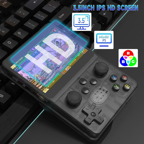 Consola De Juegos De Mano Retro Emulador Juegos Portátil R35
