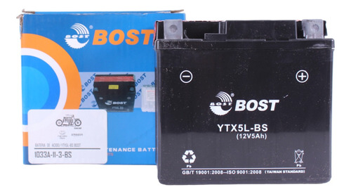 Bateria De Acido/ytx5l-bs | Bost®