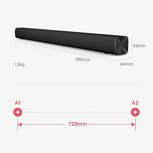 Barra De Sonido Xiaomi Redmi Tv Soundbar Bt 5.0 30w Openbox!