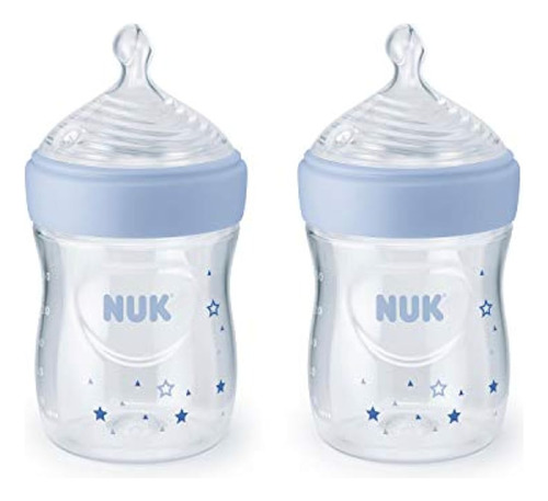 Biberones Nuk Simply Natural, 5 Onzas, Paquete De 2