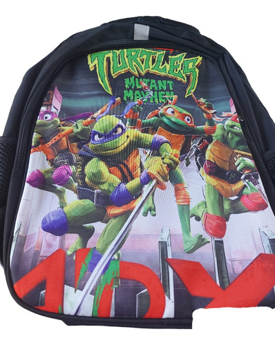 Mochila Tortugas Ninja Liceal Escolar Exclusiva Multiuso 