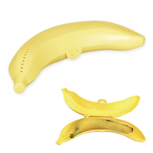 Porta Frutas Formato Em Banana Em Plástico Fackelmann