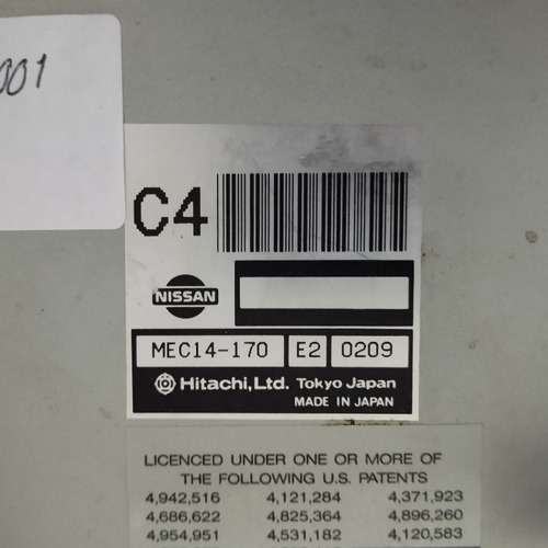 Computadora Nissan Pathfinder Modelo 2001 6 Cilindros (Usado)