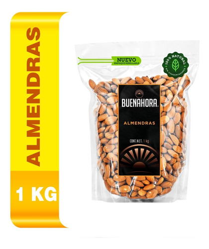 Almendra Natural 1kg Calidad Premium