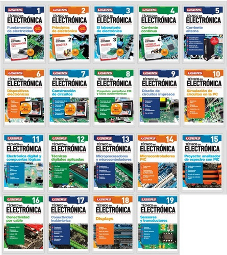 Imagen 2 de 2 de Experto Técnico En Electrónica, 19 Libros Super Nítidas 100%