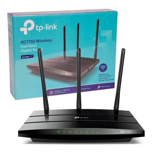 Router Gigabit Inalámbrico De Banda Dual Ac1750 Archer C7