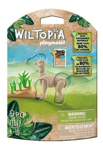 Figura Armable Playmobil Wiltopia Alpaca Con 9 Piezas 3