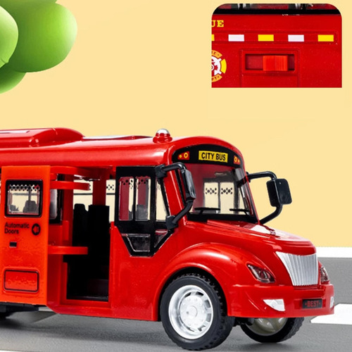 Autobús Urbano Juguete De Juego De Rol De Autobús Grande Edu