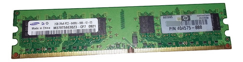 Memoria Ram Samsung 2gb Ddr2 Verde Oscuro