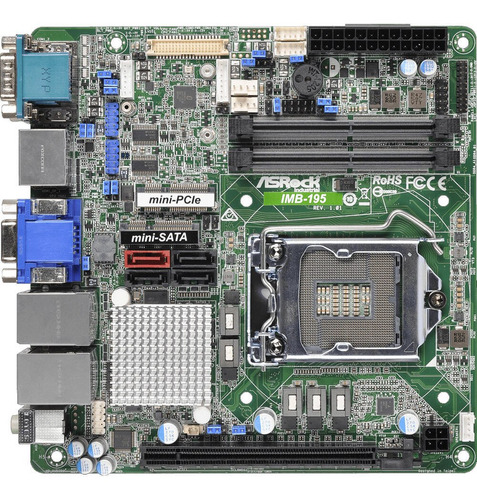 Asrock Imb-195 Ci7 I5 I3 Celeron S1151 32g Ddr4 Pcie Mini-it