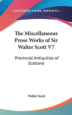 Libro The Miscellaneous Prose Works Of Sir Walter Scott V...