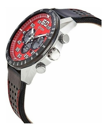Imagen 2 de 7 de Citizen Primo Chronograph Red Dial Ca4430-01x ... Dcmstore F