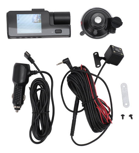 Cámara De Coche Dash Cam Inalámbrica Wifi De 3 Canales Para