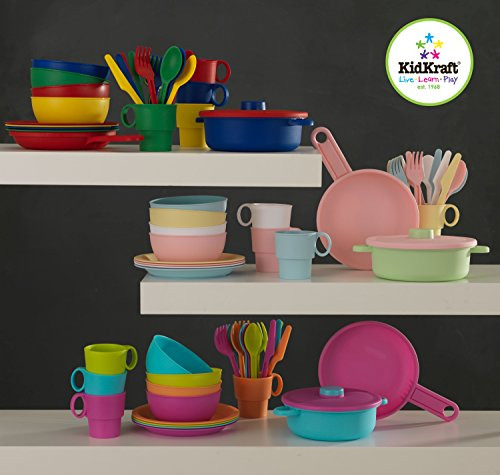 Set De Utensilios De Cocina Kidkraft De 27 Piezas - Brights