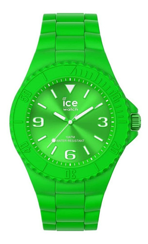 Reloj Unisex Ice Watch 19160 Cuarzo Pulso Verde En Silicona