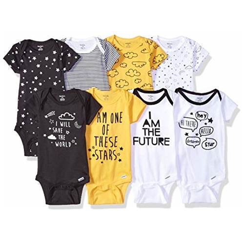 Ropa Para Bebe Bodys Unisex Paquete De 8 Talla 6-9 Meses