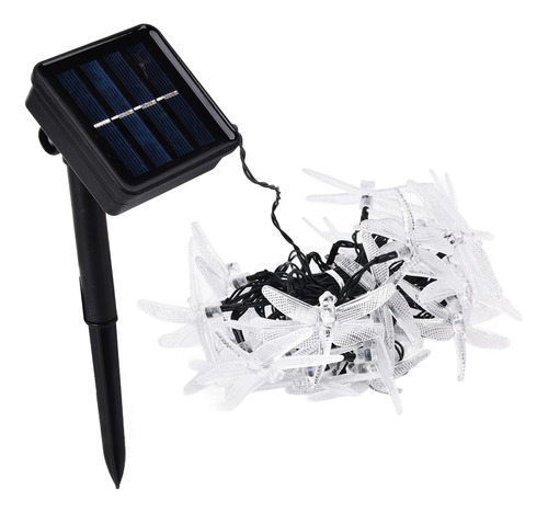 Guirnalda De Luces Solares Con Forma De Libélula, 30 Led, Al