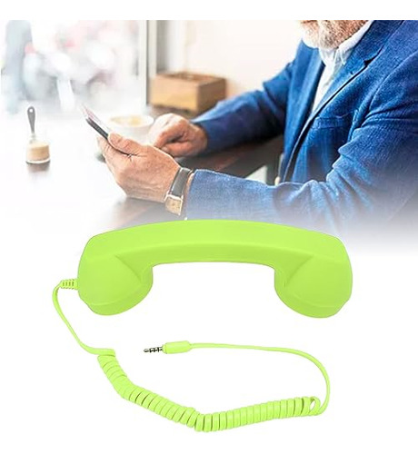 Auricular De Teléfono Retro, Auricular Clásico Vintage Con C