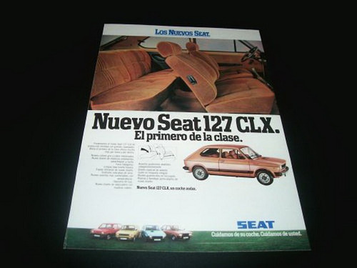 (pa088) Publicidad Clipping Seat 127 Clx * 1982