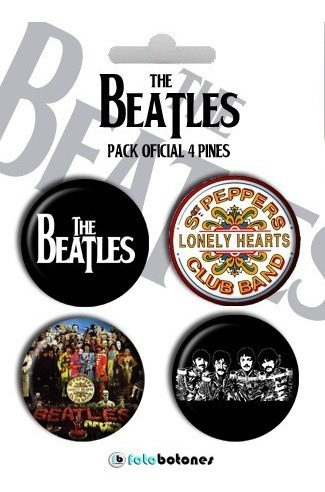 Pines De The Beatles X 4 Prendedores (pack 6) 38mm