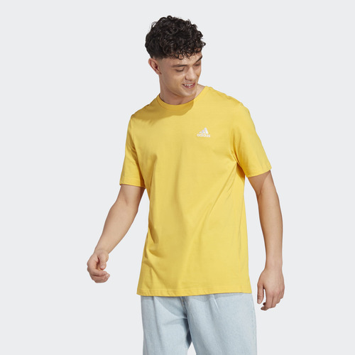 Polera Essentials Single Jersey Con Logo Bordado Ic9294 Adid