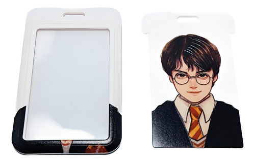 Portagafete Credencial Con Lanyard Harry Potter Hedwig