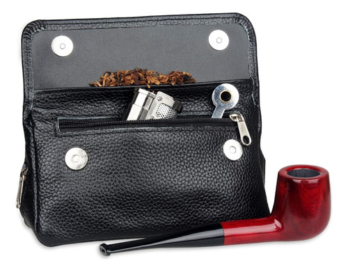 A*gift Salud Securesoft Genuine Leather Smoking Tobacco