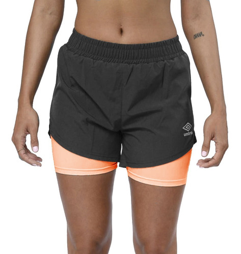 Short Con Calza Umbro Dinamic De Dama Running Mvd Sport