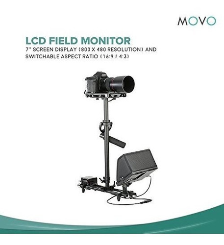 Imagen 5 de 6 de Paquete De Sistema Movo X100 Ultimate Steadycam: Incluye Est