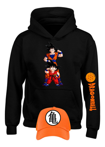 Buzo Dragon Ball Of Goku  Capot Hoddie Obsequi Gorra X