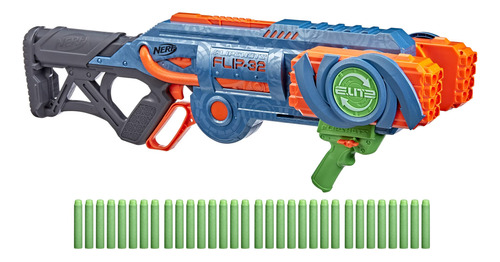Nerf Elite 2.0 Flipshots Flip-32 Blaster, Barriles De Dardos