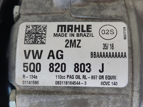 Imagem 2 de 8 de Compressor Do Ar Volkswagen Virtus Polo Nivus T-cross