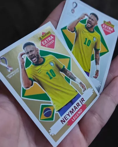 Kit 2 Figurinhas Neymar Legend Copa 2022 Simil