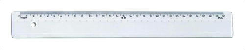 Regua De Poliestireno Injetado Pe-30 Trident 30 Cm