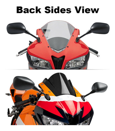 Espelhos Retrovisores Laterais Para Honda Cbr600rr 1000 Rr