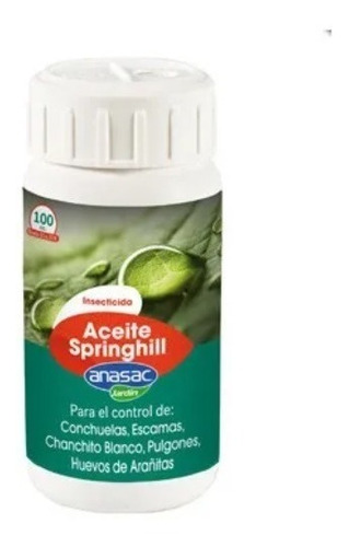 Aceite Springhill 100 Cc Conchuelas, Pulgones, Insecticida 